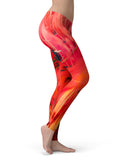 Blurred Abstract Flow V10 - All Over Print Womens Leggings / Yoga or Workout Pants