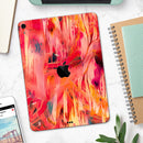 Blurred Abstract Flow V10 - Full Body Skin Decal for the Apple iPad Pro 12.9", 11", 10.5", 9.7", Air or Mini (All Models Available)