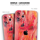 Blurred Abstract Flow V10  - Protective Skin Wrap & Decal – Compatible with iPhone SE to iPhone 17 Pro Max (All Models)
