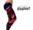 Blurred Abstract Flow V11 - All Over Print Womens Leggings / Yoga or Workout Pants