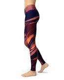 Blurred Abstract Flow V11 - All Over Print Womens Leggings / Yoga or Workout Pants