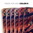 Blurred Abstract Flow V11  - Protective Skin Wrap & Decal – Compatible with iPhone SE to iPhone 17 Pro Max (All Models)