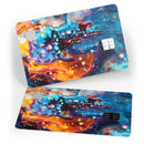 Blurred Abstract Flow V12 - Premium Protective Decal Skin-Kit for the Apple Credit Card