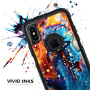Blurred Abstract Flow V12 - Skin Kit for the iPhone OtterBox Cases