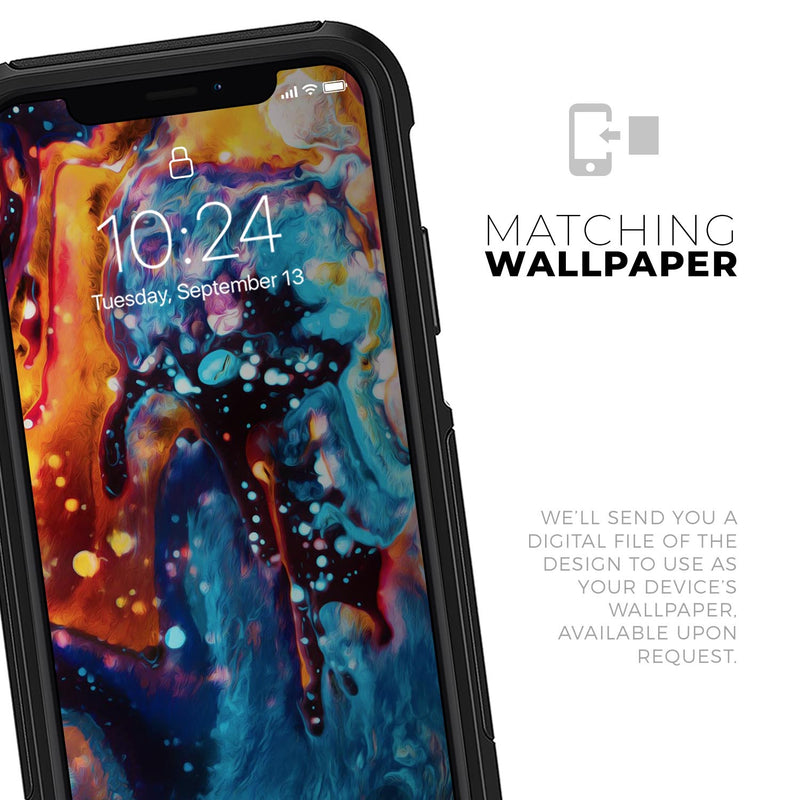 Blurred Abstract Flow V12 - Skin Kit for the iPhone OtterBox Cases