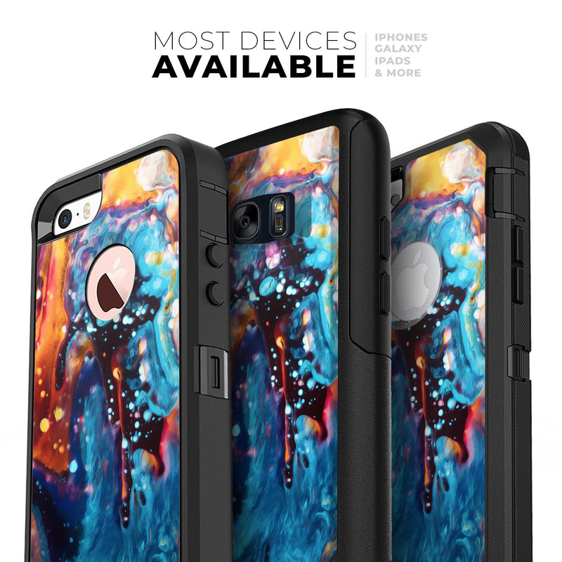 Blurred Abstract Flow V12 - Skin Kit for the iPhone OtterBox Cases