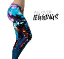 Blurred Abstract Flow V12 - All Over Print Womens Leggings / Yoga or Workout Pants