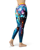 Blurred Abstract Flow V12 - All Over Print Womens Leggings / Yoga or Workout Pants