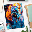 Blurred Abstract Flow V12 - Full Body Skin Decal for the Apple iPad Pro 12.9", 11", 10.5", 9.7", Air or Mini (All Models Available)