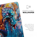 Blurred Abstract Flow V12 - Full Body Skin Decal for the Apple iPad Pro 12.9", 11", 10.5", 9.7", Air or Mini (All Models Available)