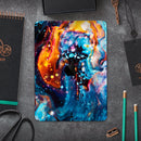 Blurred Abstract Flow V12 - Full Body Skin Decal for the Apple iPad Pro 12.9", 11", 10.5", 9.7", Air or Mini (All Models Available)