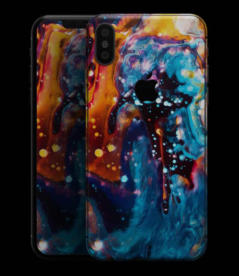 Blurred Abstract Flow V12 - iPhone XS MAX, XS/X, 8/8+, 7/7+, 5/5S/SE Skin-Kit (All iPhones Available)