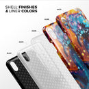 Blurred Abstract Flow V12 - iPhone X Swappable Hybrid Case