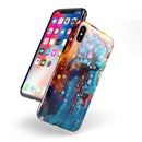 Blurred Abstract Flow V12 - iPhone X Swappable Hybrid Case