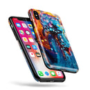 Blurred Abstract Flow V12 - iPhone X Swappable Hybrid Case