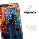 Blurred Abstract Flow V12  - Protective Skin Wrap & Decal – Compatible with iPhone SE to iPhone 17 Pro Max (All Models)