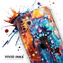 Blurred Abstract Flow V12  - Protective Skin Wrap & Decal – Compatible with iPhone SE to iPhone 17 Pro Max (All Models)