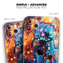 Blurred Abstract Flow V12  - Protective Skin Wrap & Decal – Compatible with iPhone SE to iPhone 17 Pro Max (All Models)