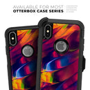 Blurred Abstract Flow V13 - Skin Kit for the iPhone OtterBox Cases