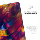 Blurred Abstract Flow V13 - Full Body Skin Decal for the Apple iPad Pro 12.9", 11", 10.5", 9.7", Air or Mini (All Models Available)