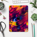 Blurred Abstract Flow V13 - Full Body Skin Decal for the Apple iPad Pro 12.9", 11", 10.5", 9.7", Air or Mini (All Models Available)