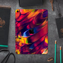 Blurred Abstract Flow V13 - Full Body Skin Decal for the Apple iPad Pro 12.9", 11", 10.5", 9.7", Air or Mini (All Models Available)