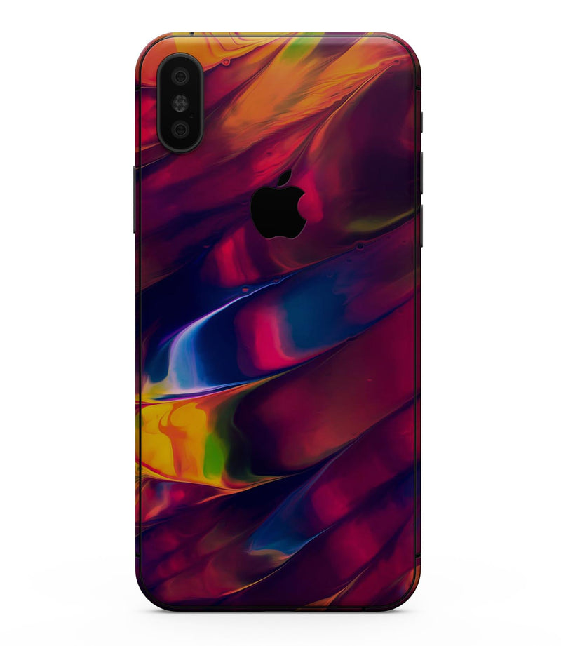 Blurred Abstract Flow V13 - iPhone XS MAX, XS/X, 8/8+, 7/7+, 5/5S/SE Skin-Kit (All iPhones Available)