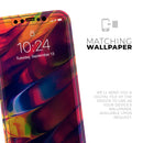 Blurred Abstract Flow V13  - Protective Skin Wrap & Decal – Compatible with iPhone SE to iPhone 17 Pro Max (All Models)