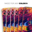 Blurred Abstract Flow V13  - Protective Skin Wrap & Decal – Compatible with iPhone SE to iPhone 17 Pro Max (All Models)