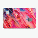Blurred Abstract Flow V14 - Premium Protective Decal Skin-Kit for the Apple Credit Card