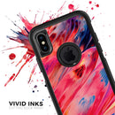 Blurred Abstract Flow V14 - Skin Kit for the iPhone OtterBox Cases