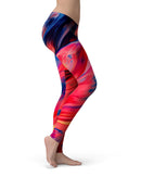 Blurred Abstract Flow V14 - All Over Print Womens Leggings / Yoga or Workout Pants