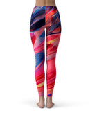 Blurred Abstract Flow V14 - All Over Print Womens Leggings / Yoga or Workout Pants