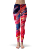 Blurred Abstract Flow V14 - All Over Print Womens Leggings / Yoga or Workout Pants