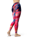 Blurred Abstract Flow V14 - All Over Print Womens Leggings / Yoga or Workout Pants