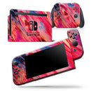 Blurred Abstract Flow V14 - Skin Wrap Decal for Nintendo Switch Lite Console & Dock - 3DS XL - 2DS - Pro - DSi - Wii - Joy-Con Gaming Controller