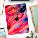 Blurred Abstract Flow V14 - Full Body Skin Decal for the Apple iPad Pro 12.9", 11", 10.5", 9.7", Air or Mini (All Models Available)