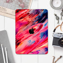 Blurred Abstract Flow V14 - Full Body Skin Decal for the Apple iPad Pro 12.9", 11", 10.5", 9.7", Air or Mini (All Models Available)