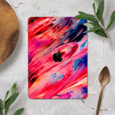 Blurred Abstract Flow V14 - Full Body Skin Decal for the Apple iPad Pro 12.9", 11", 10.5", 9.7", Air or Mini (All Models Available)