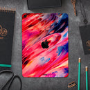 Blurred Abstract Flow V14 - Full Body Skin Decal for the Apple iPad Pro 12.9", 11", 10.5", 9.7", Air or Mini (All Models Available)