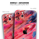 Blurred Abstract Flow V14  - Protective Skin Wrap & Decal – Compatible with iPhone SE to iPhone 17 Pro Max (All Models)