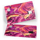 Blurred Abstract Flow V15 - Premium Protective Decal Skin-Kit for the Apple Credit Card