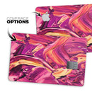 Blurred Abstract Flow V15 - Premium Protective Decal Skin-Kit for the Apple Credit Card