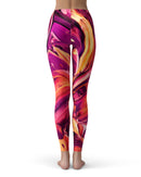 Blurred Abstract Flow V15 - All Over Print Womens Leggings / Yoga or Workout Pants