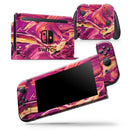 Blurred Abstract Flow V15 - Skin Wrap Decal for Nintendo Switch Lite Console & Dock - 3DS XL - 2DS - Pro - DSi - Wii - Joy-Con Gaming Controller