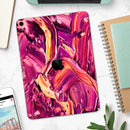 Blurred Abstract Flow V15 - Full Body Skin Decal for the Apple iPad Pro 12.9", 11", 10.5", 9.7", Air or Mini (All Models Available)