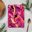 Blurred Abstract Flow V15 - Full Body Skin Decal for the Apple iPad Pro 12.9", 11", 10.5", 9.7", Air or Mini (All Models Available)