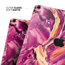 Blurred Abstract Flow V15 - Full Body Skin Decal for the Apple iPad Pro 12.9", 11", 10.5", 9.7", Air or Mini (All Models Available)