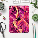 Blurred Abstract Flow V15 - Full Body Skin Decal for the Apple iPad Pro 12.9", 11", 10.5", 9.7", Air or Mini (All Models Available)
