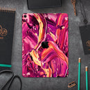 Blurred Abstract Flow V15 - Full Body Skin Decal for the Apple iPad Pro 12.9", 11", 10.5", 9.7", Air or Mini (All Models Available)